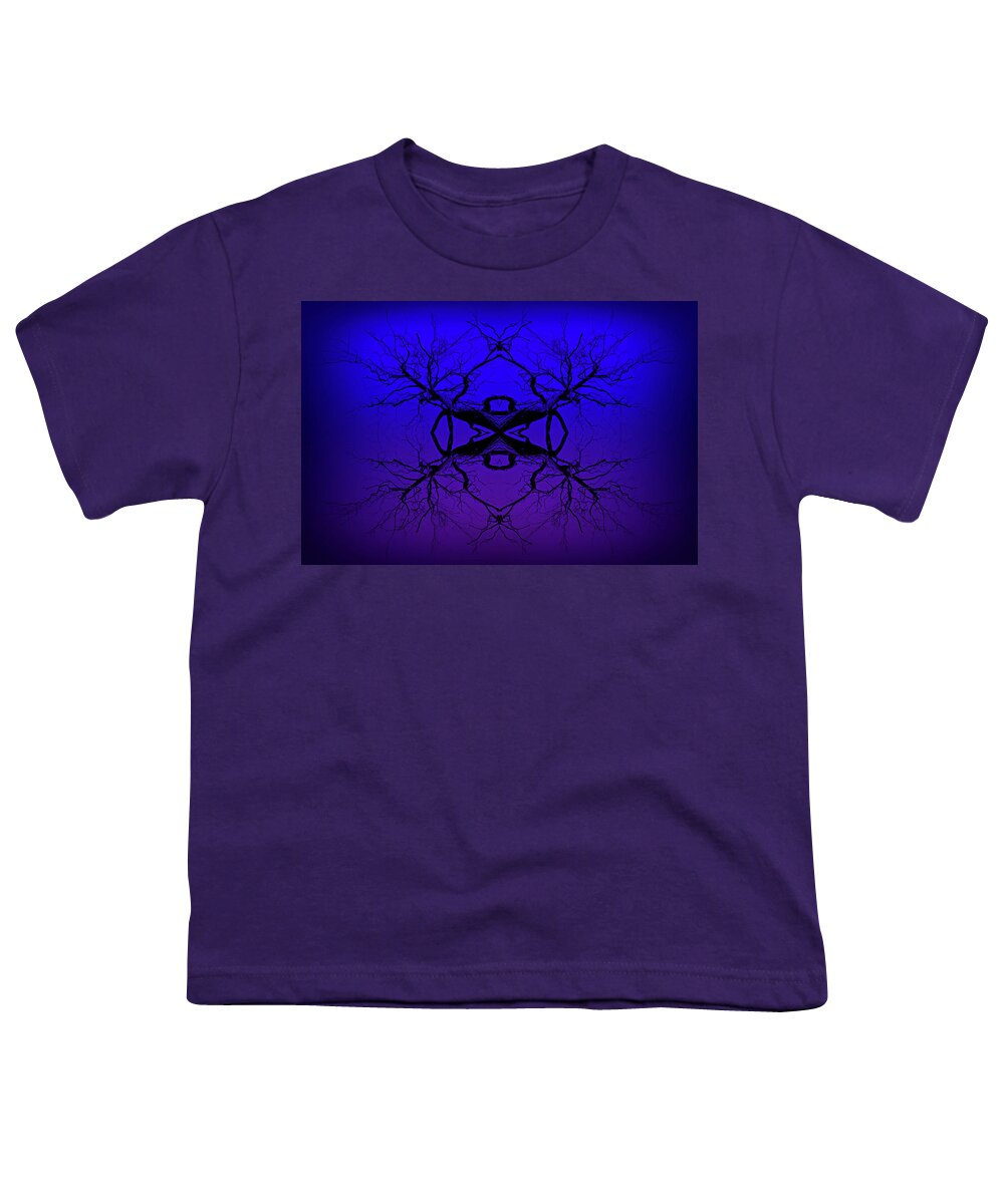 Velvet Youth T-Shirt featuring the photograph Purple Tree Haze by John Williams