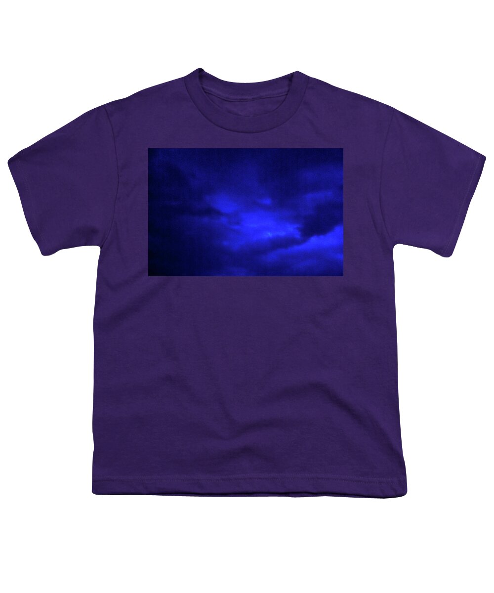 Sky Youth T-Shirt featuring the photograph Sapphire Sky by Kathy Corday