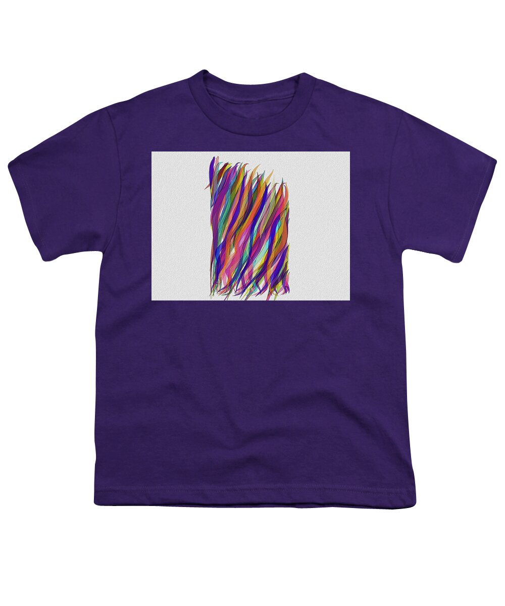 Abstract Youth T-Shirt featuring the photograph Scarves by Bill Owen