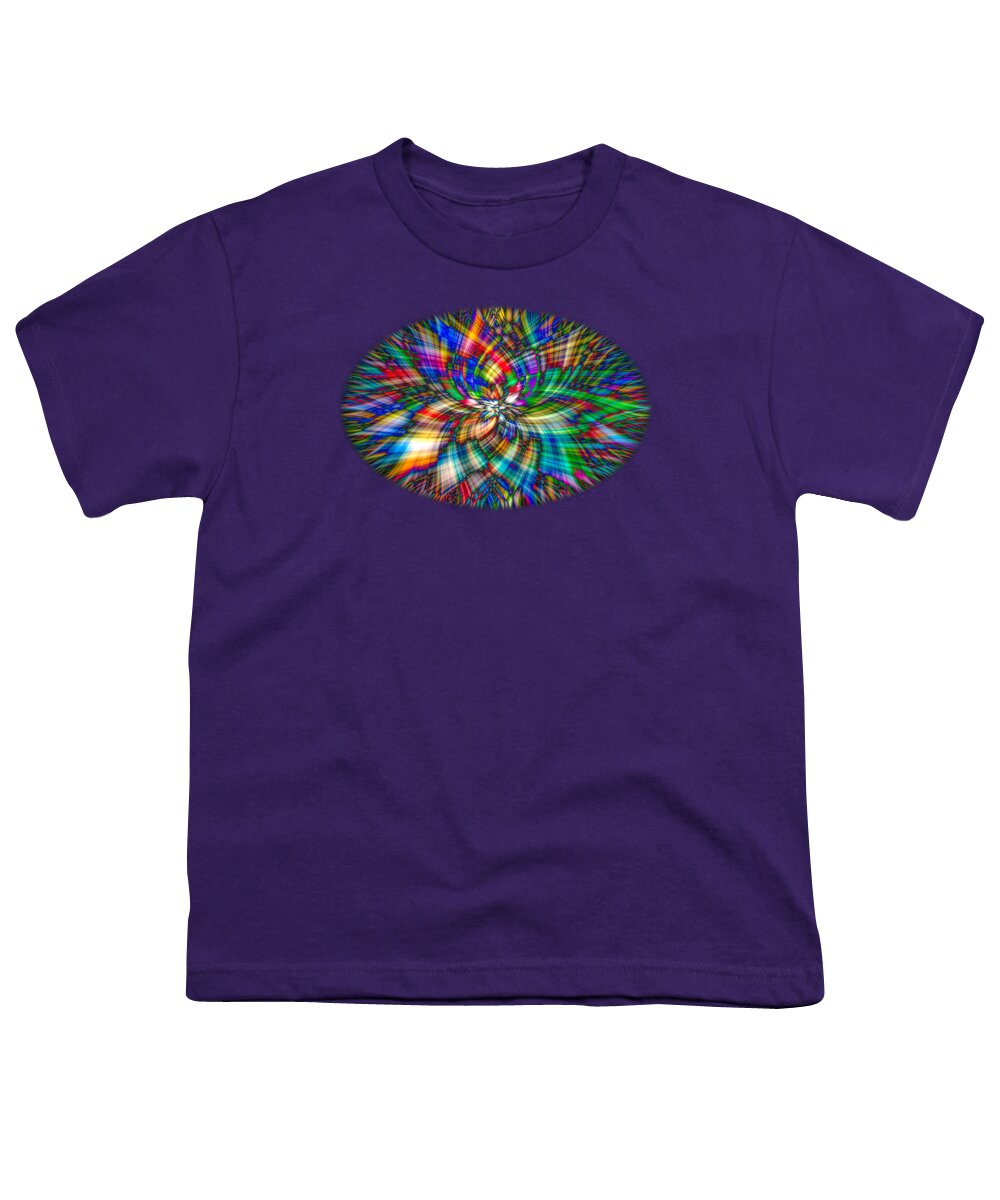 Roy Youth T-Shirt featuring the digital art The Big Bang by Roy Pedersen