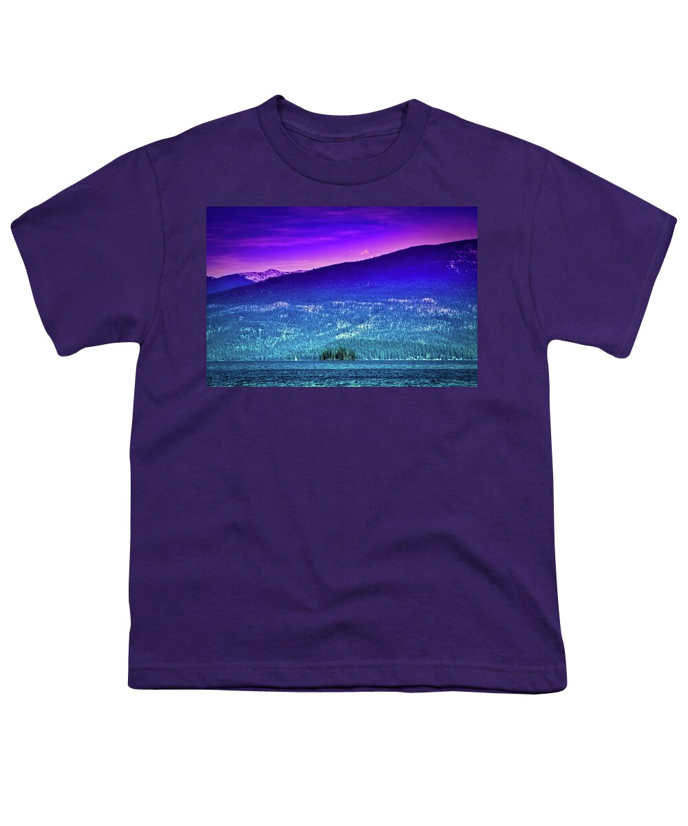 View Of Papoose From Luby Bay Youth T-Shirt featuring the photograph View of Papoose from Luby Bay by David Patterson