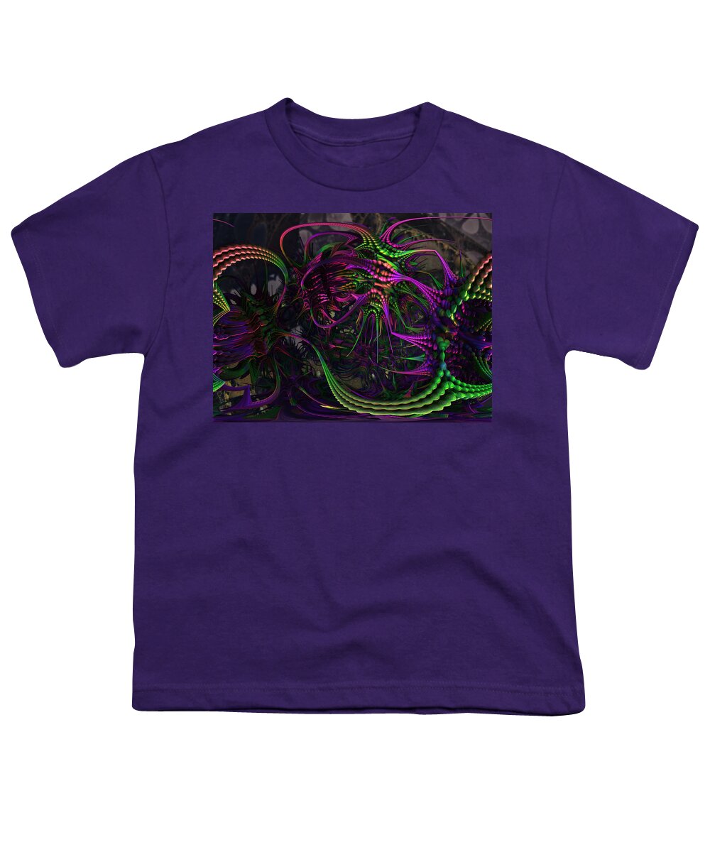 Art Youth T-Shirt featuring the digital art Yauguth by Jeff Iverson