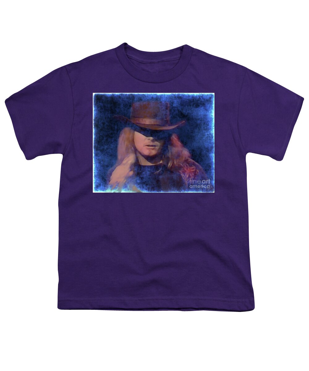 Ronnie Youth T-Shirt featuring the photograph Blue Ronnie by Billy Knight