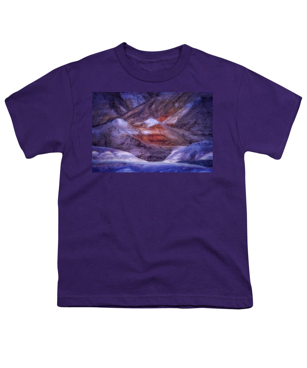 Utah Youth T-Shirt featuring the photograph Bentonite Hills UT Aerial #1 by Susan Candelario