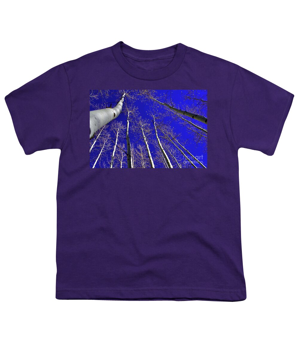  Youth T-Shirt featuring the photograph Aspens by Dennis Richardson