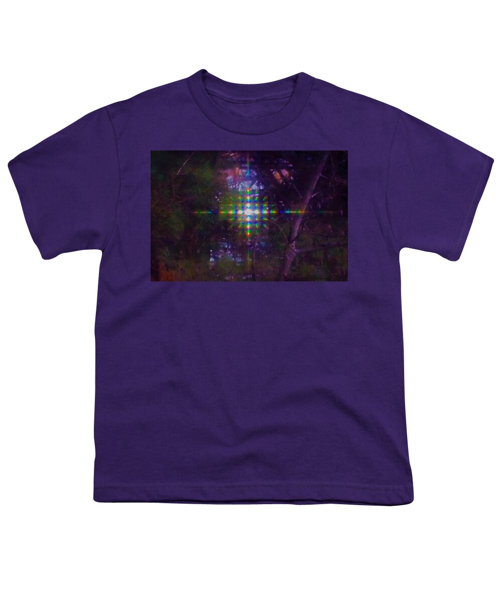 - Light In The Dark Youth T-Shirt featuring the photograph - Light in the Dark by THERESA Nye