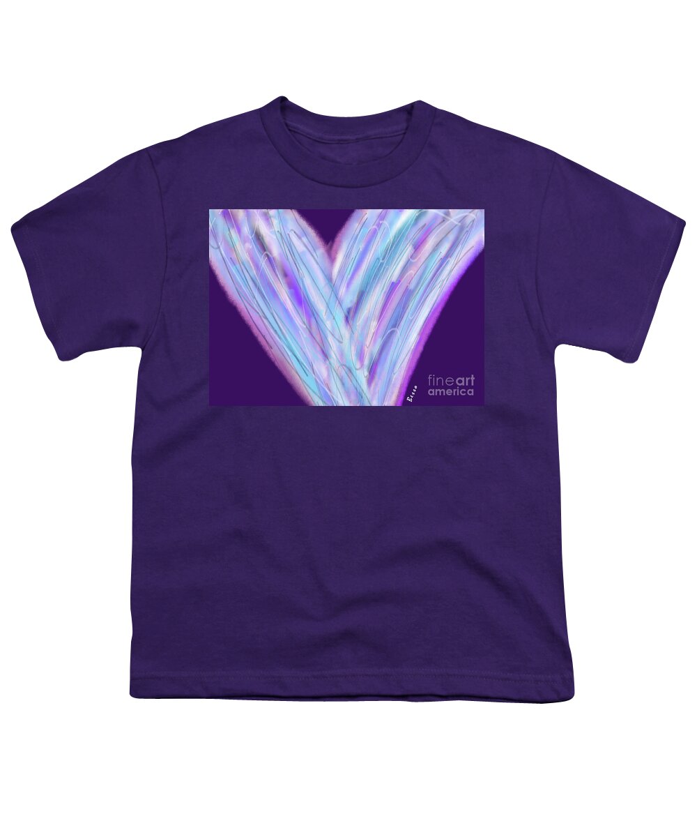 Heart Youth T-Shirt featuring the digital art Manifesting Love by Mars Besso