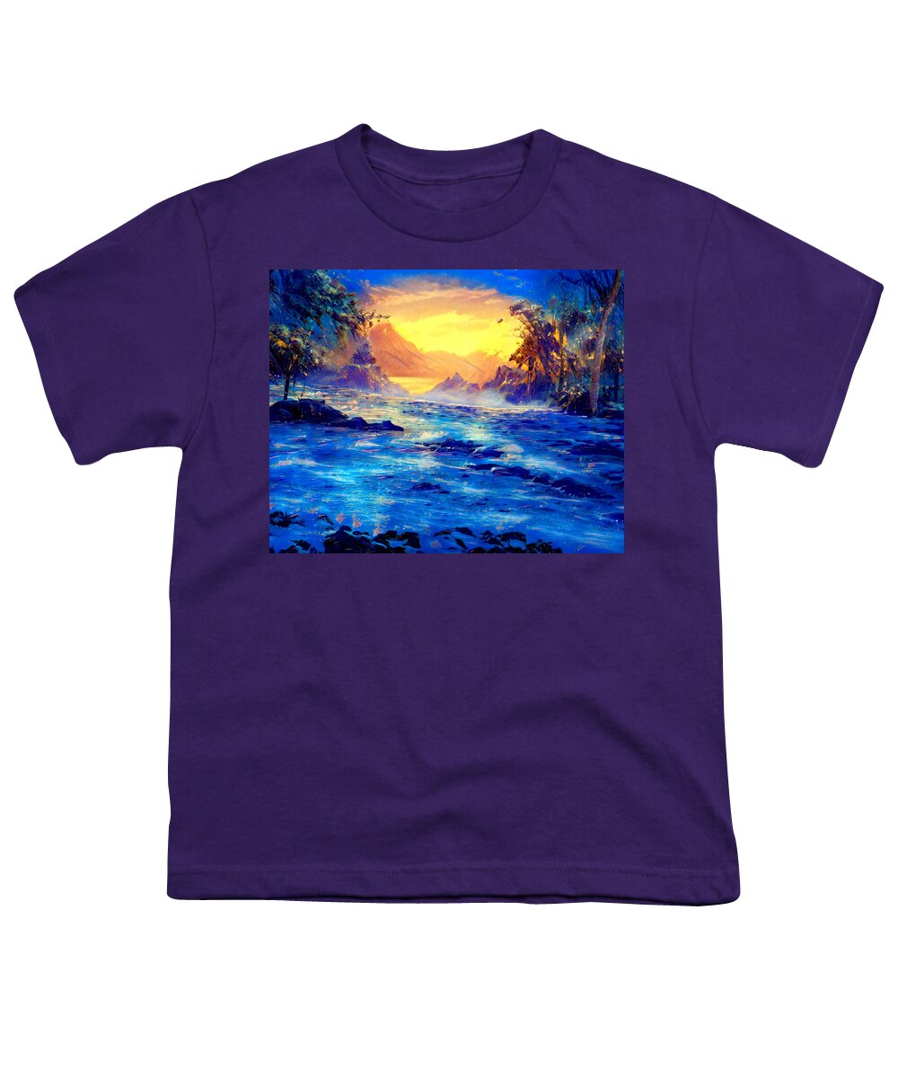 Wild Youth T-Shirt featuring the digital art The Wild by Caterina Christakos