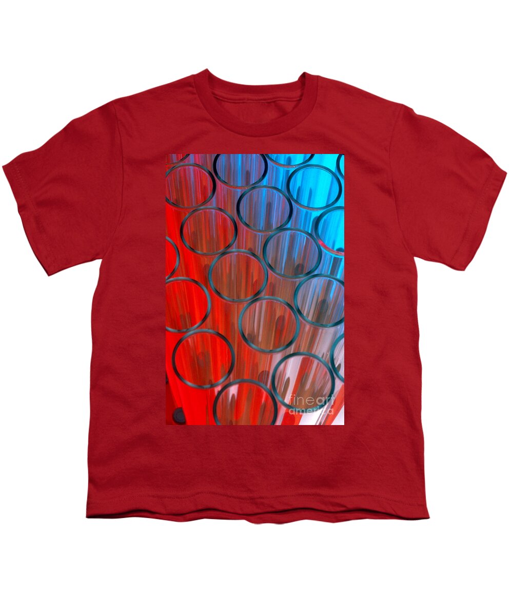 Chemistry Youth T-Shirt featuring the photograph Test Tubes #5 by Charlotte Raymond