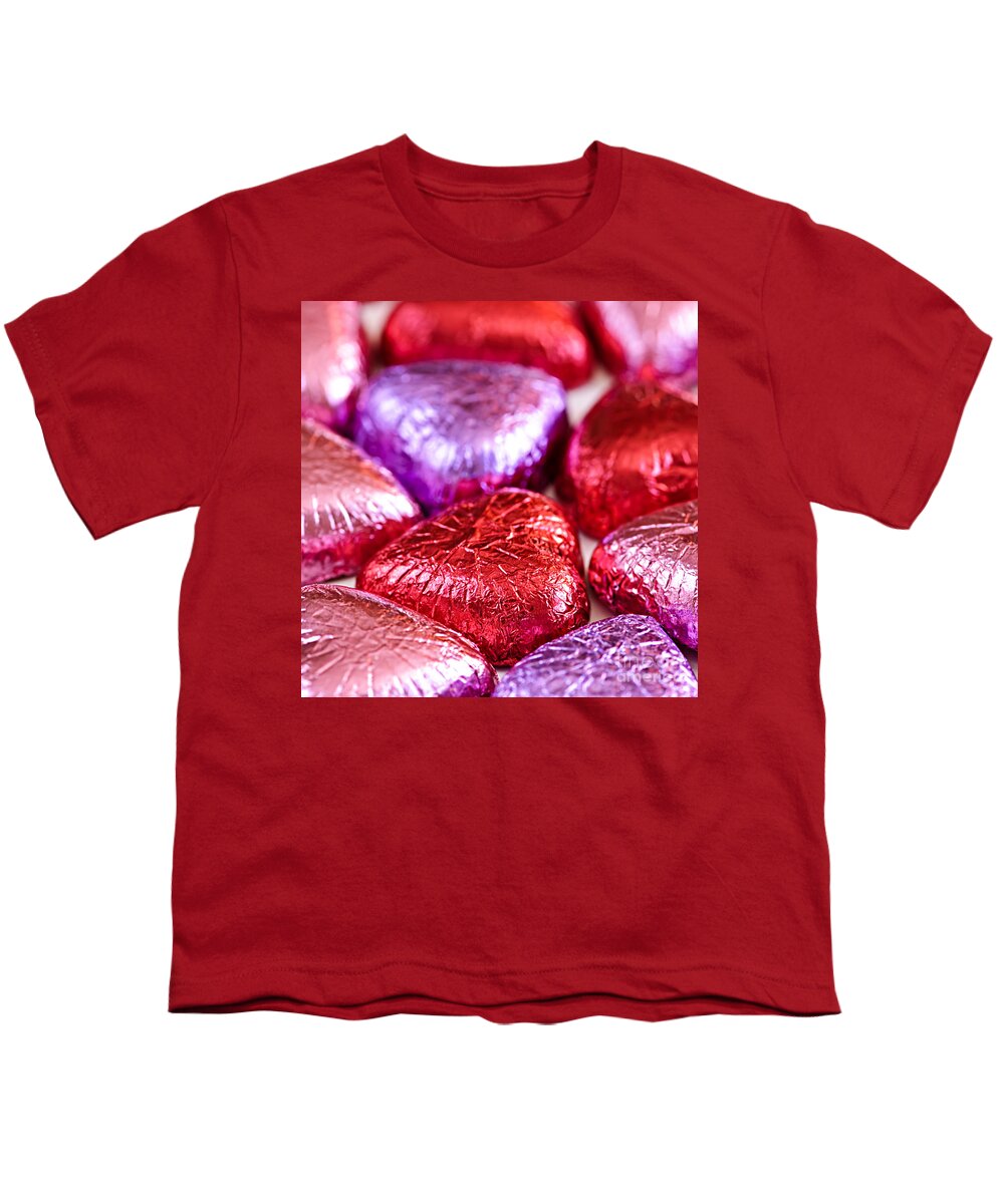 Candy Youth T-Shirt featuring the photograph Valentine hearts 1 by Elena Elisseeva