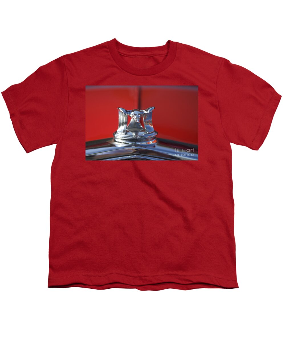 hood Ornament Youth T-Shirt featuring the photograph Flying Duck Hood Ornament by Crystal Nederman