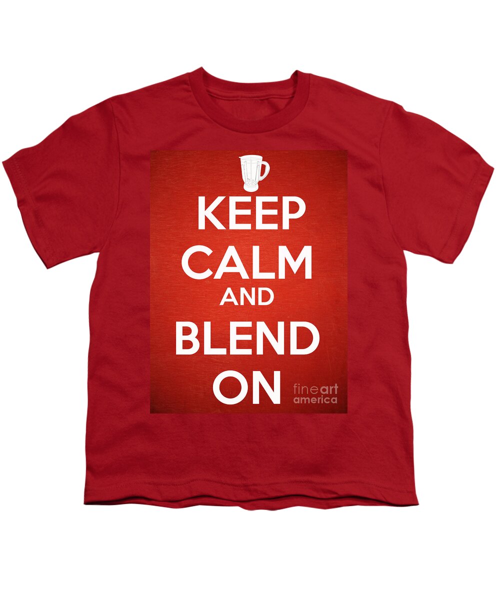 Margarita Youth T-Shirt featuring the photograph Keep Calm and Blend On by Edward Fielding