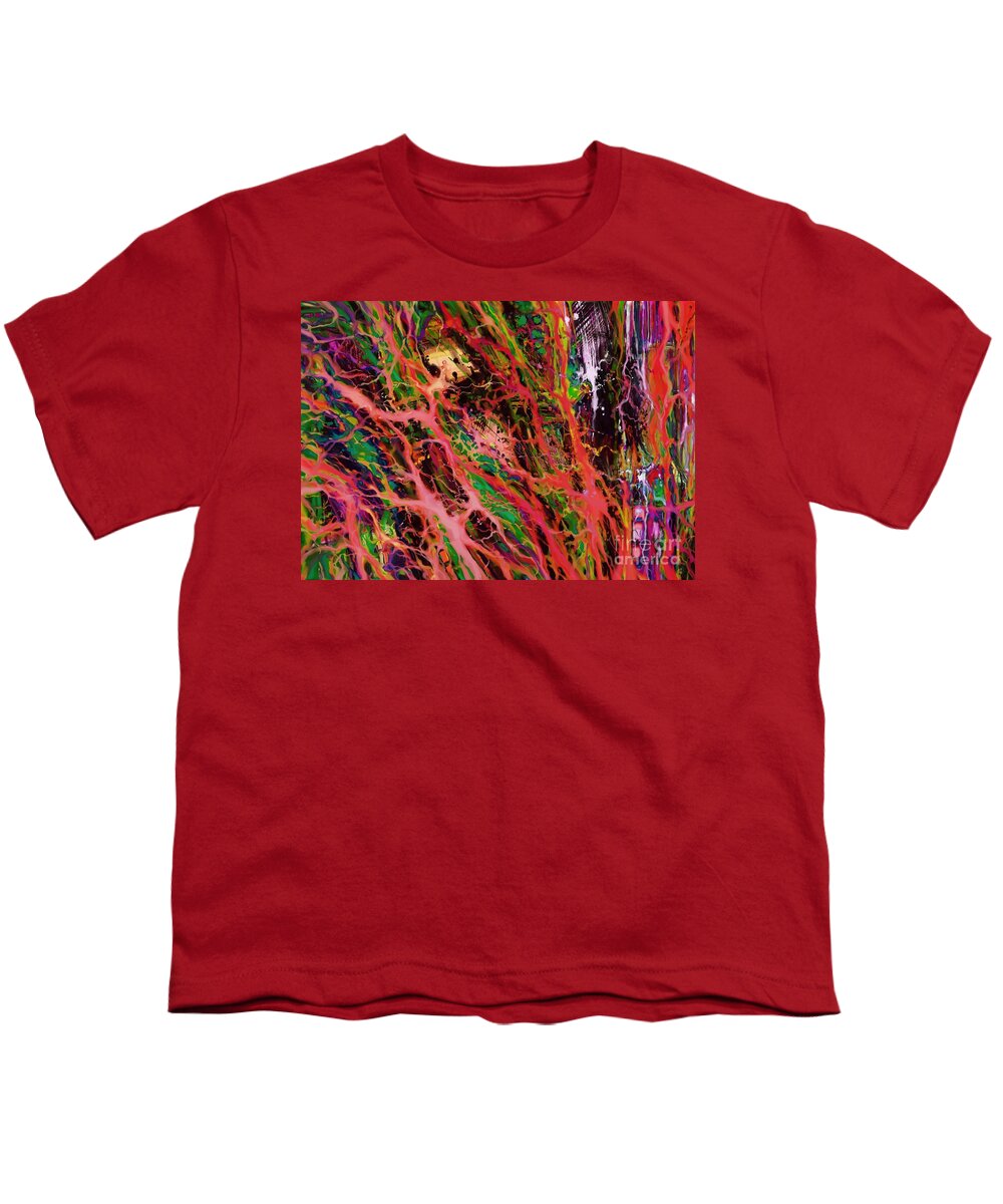 Liquidity Youth T-Shirt featuring the digital art Liquidity 2 by Keith Mills