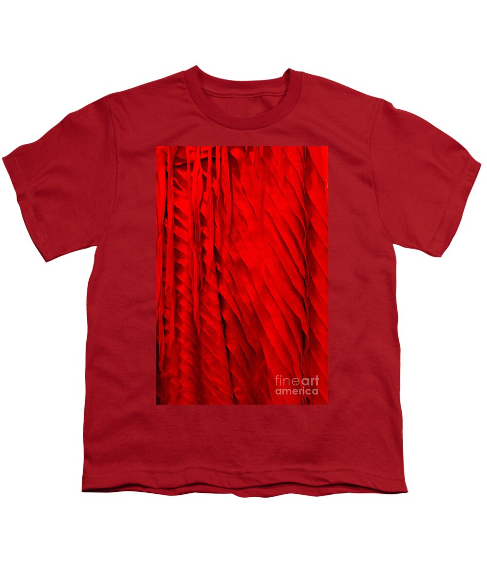 Cambodian Youth T-Shirt featuring the photograph Red Silk 03 by Rick Piper Photography