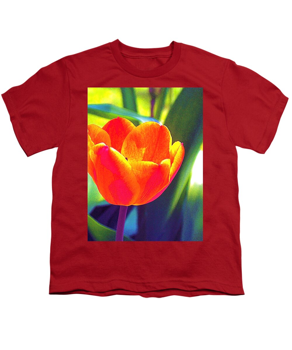 Tulip Youth T-Shirt featuring the photograph Tulip 2 by Pamela Cooper