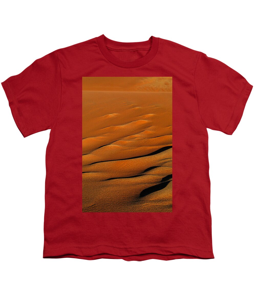 Africa Youth T-Shirt featuring the photograph Golden sand by Alistair Lyne