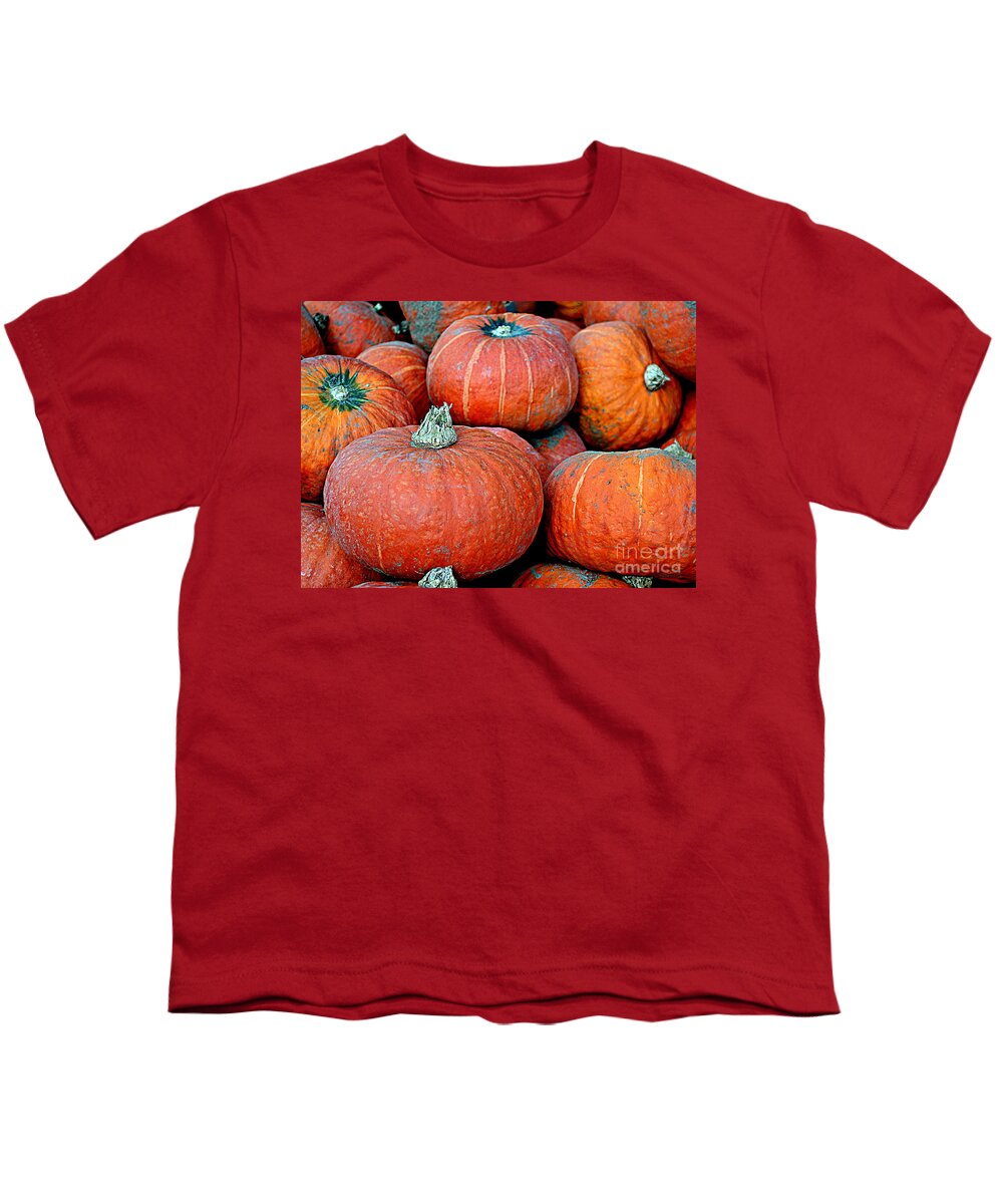 Pumpkin Youth T-Shirt featuring the photograph Pumpkin Patch by Kevin Fortier