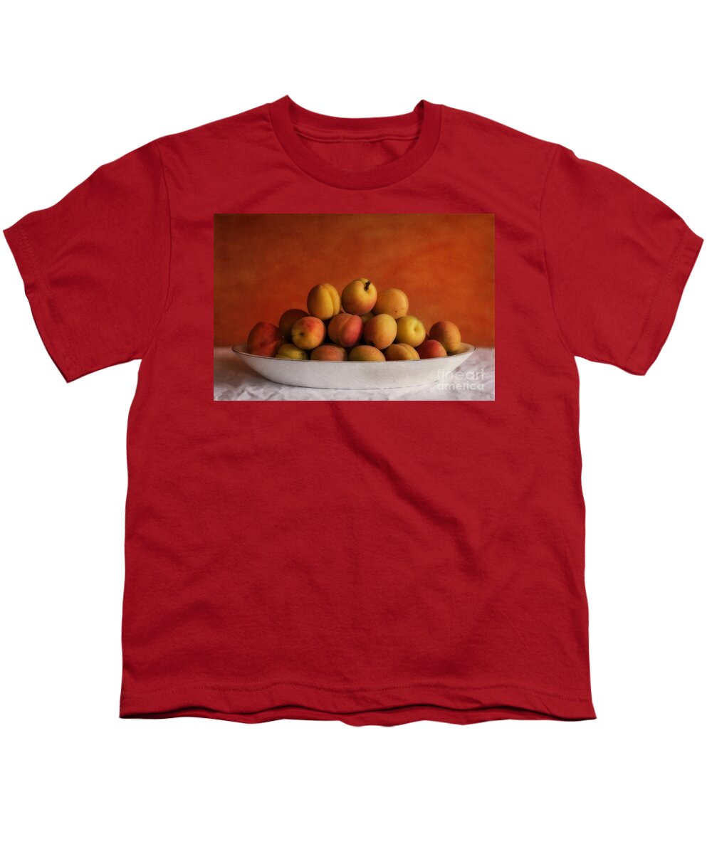 Apricot Youth T-Shirt featuring the photograph Apricot Delight #1 by Priska Wettstein