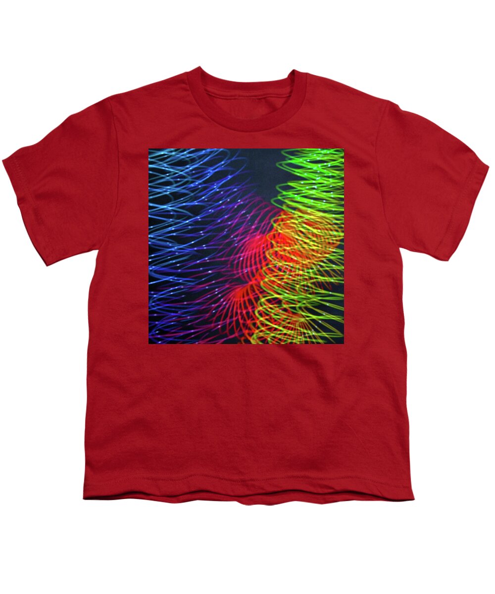 Abstract Youth T-Shirt featuring the photograph Slinky in Motion #2 by Ira Marcus