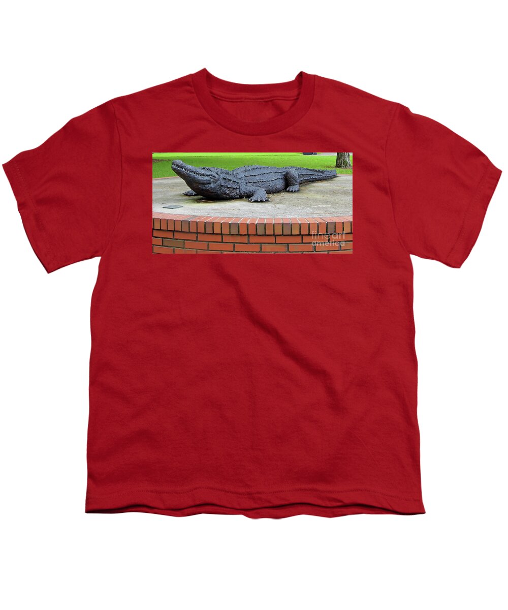 The Swamp Youth T-Shirt featuring the photograph 1997 Bull Gator by D Hackett