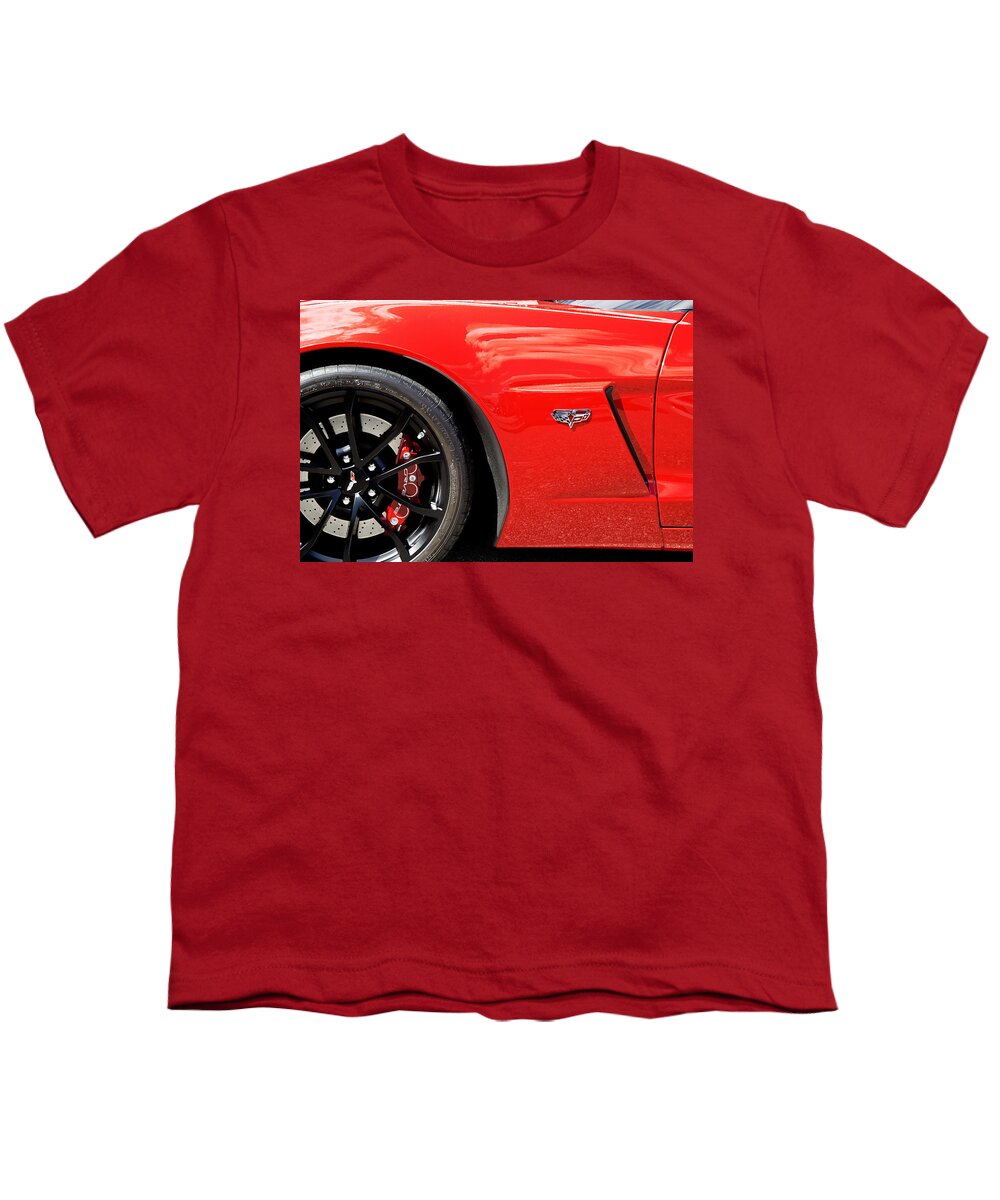 Corvette Youth T-Shirt featuring the photograph 2013 Corvette by Rich Franco