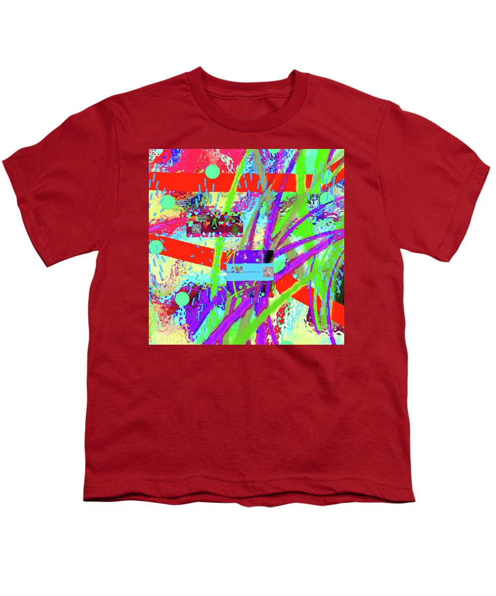 Walter Paul Bebirian Youth T-Shirt featuring the digital art 3-17-2015labcdefghijklmnopqrt by Walter Paul Bebirian