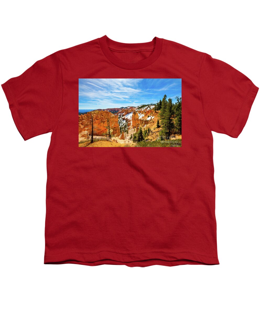 Black Birch Canyon Youth T-Shirt featuring the photograph Bryce Canyon Utah #6 by Raul Rodriguez