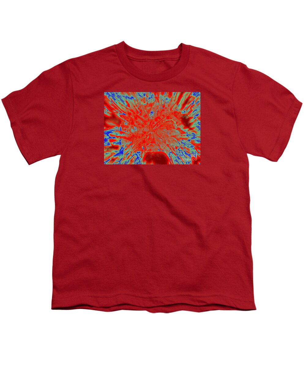 Flower Canvas Prints Youth T-Shirt featuring the digital art Action flower by Pauli Hyvonen