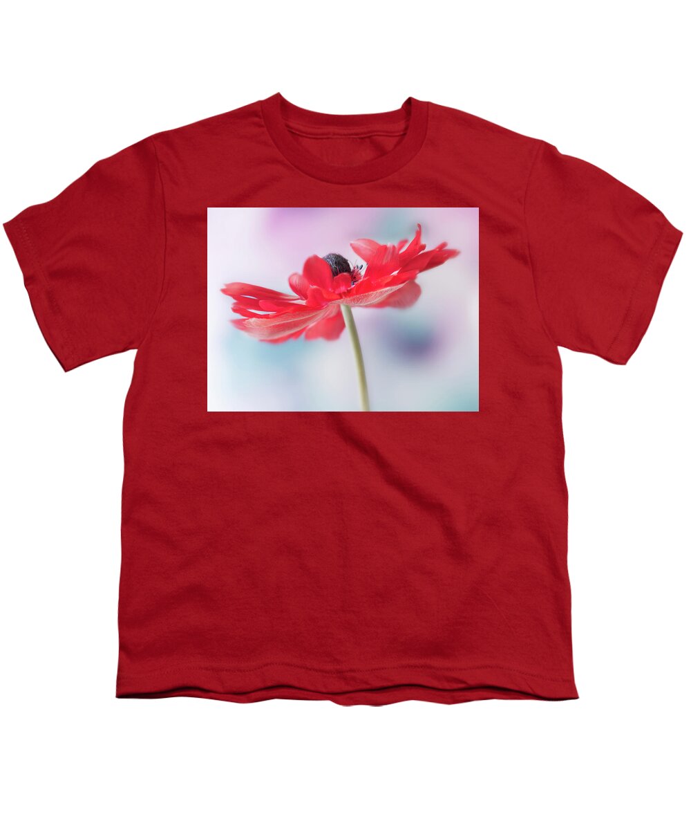 Flower Youth T-Shirt featuring the photograph Dance with me. by Usha Peddamatham
