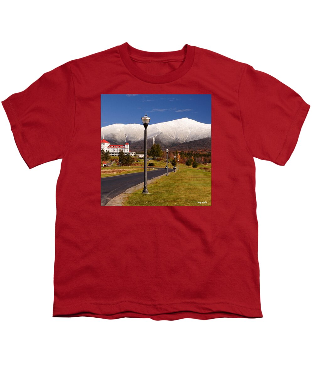 Mount Washington Youth T-Shirt featuring the photograph Mount Washington October by Harry Moulton