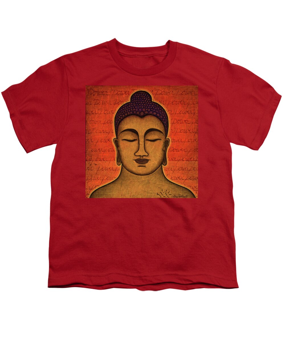 Buddha Youth T-Shirt featuring the painting Power by Gloria Rothrock