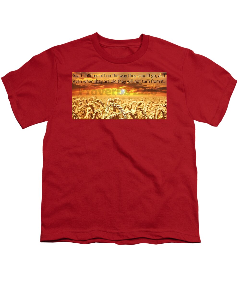  Youth T-Shirt featuring the photograph Proverbs111 by David Norman