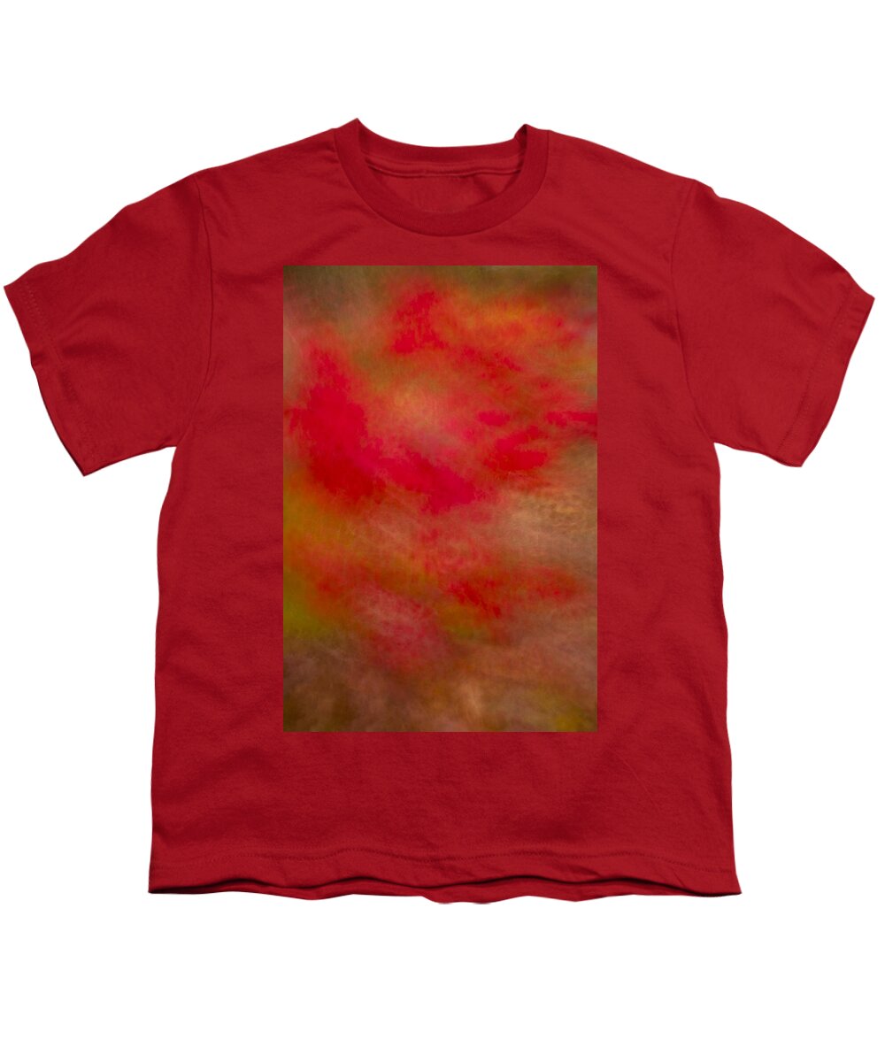 Impressionistic Youth T-Shirt featuring the photograph Red Dancer by Irwin Barrett
