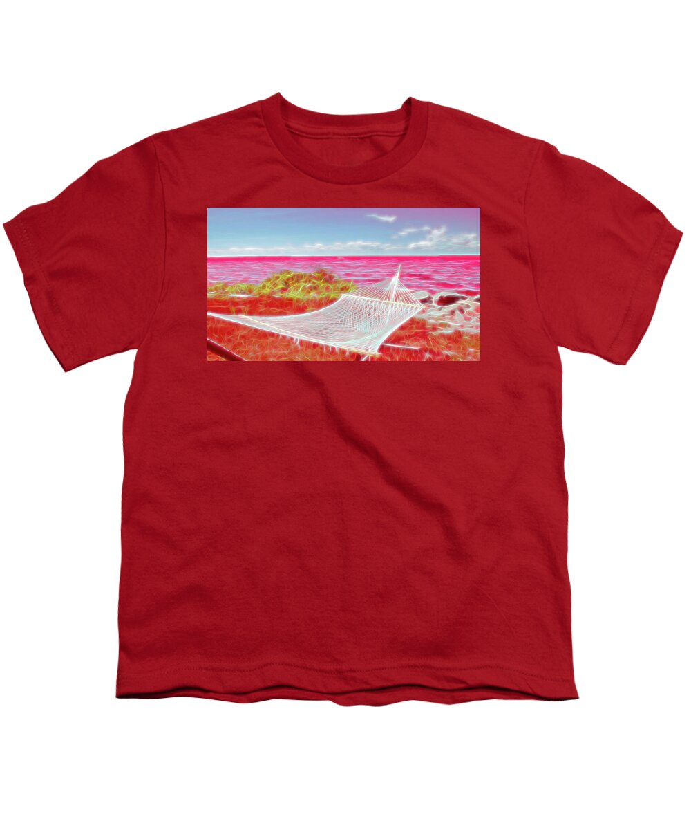 Lake Youth T-Shirt featuring the photograph Red Glow Perfect Vacation Spot by Aimee L Maher ALM GALLERY