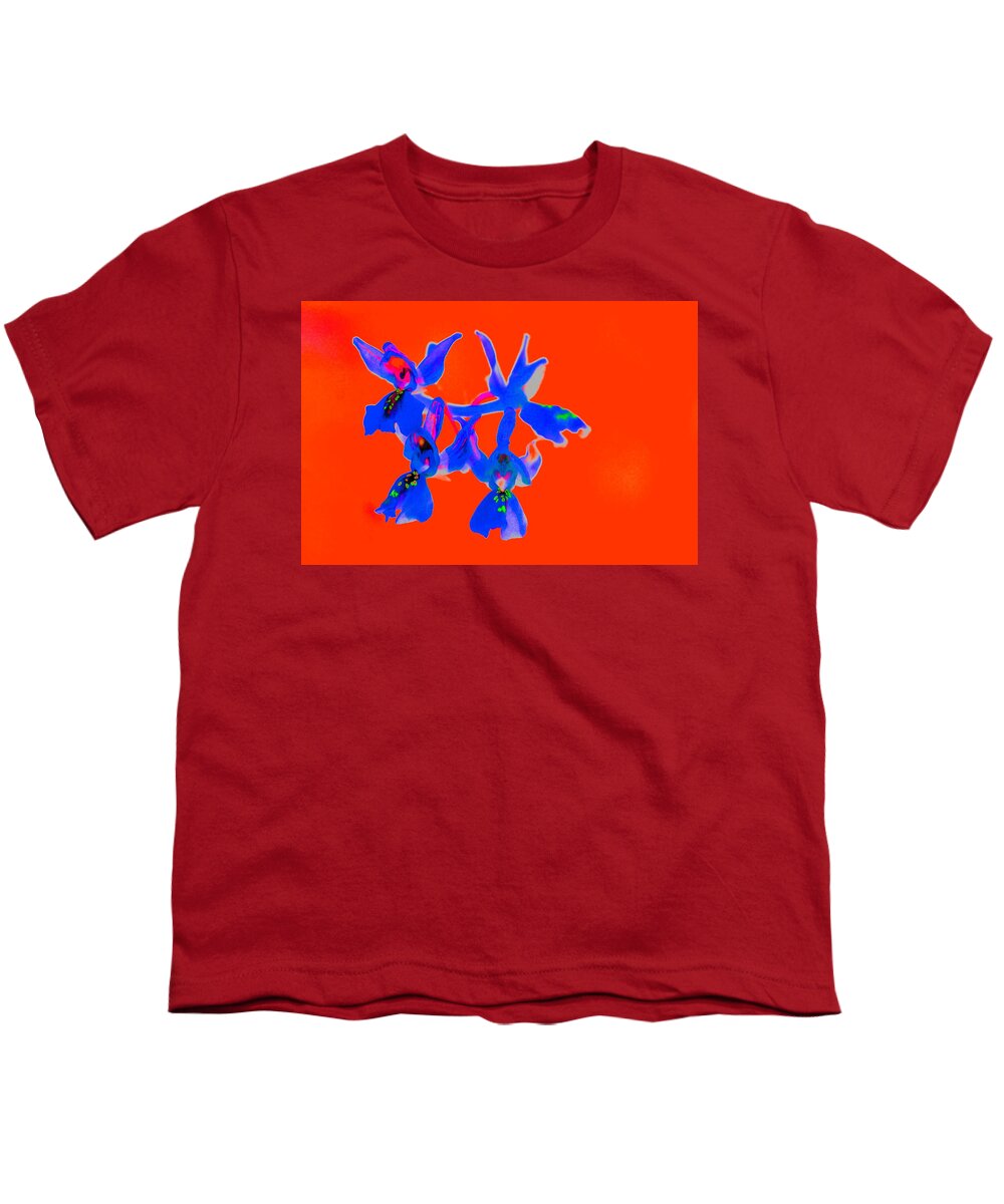 Flowers Youth T-Shirt featuring the photograph Red Provence Orchid by Richard Patmore