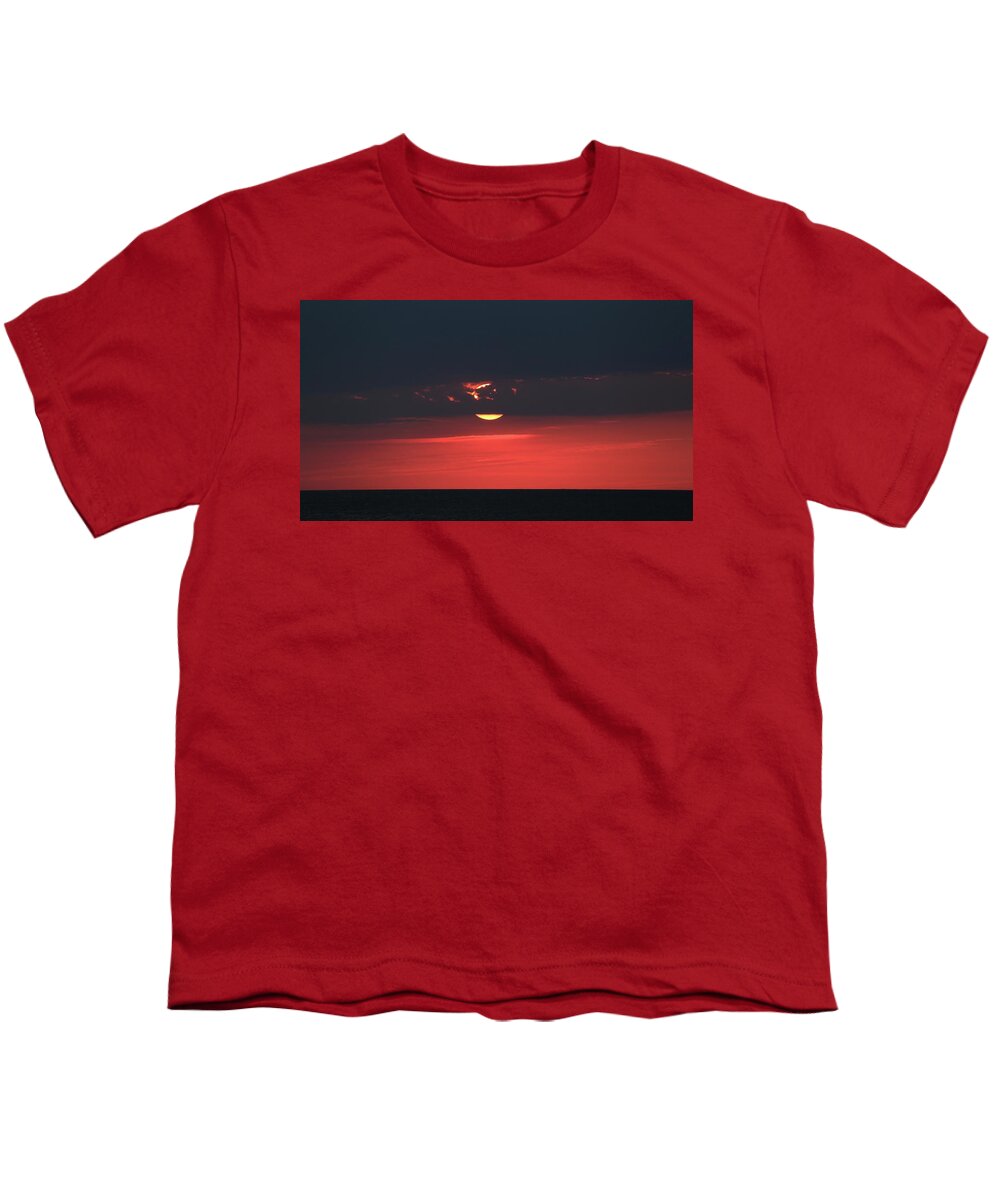 Photosbymch Youth T-Shirt featuring the photograph Red Sky in the Morning by M C Hood