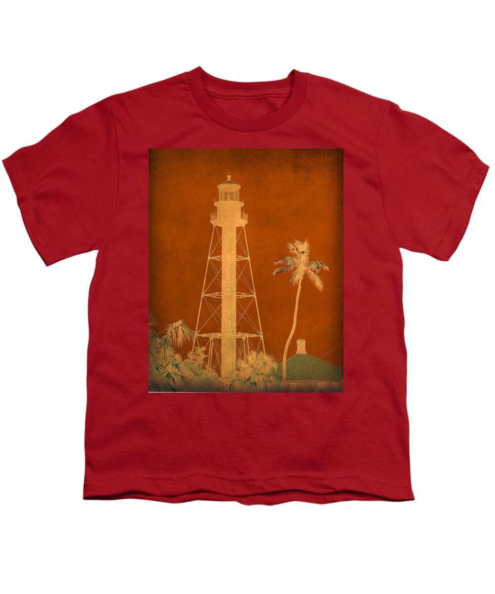 Sanibel Youth T-Shirt featuring the photograph Sanibel Island Lighthouse by Trish Tritz