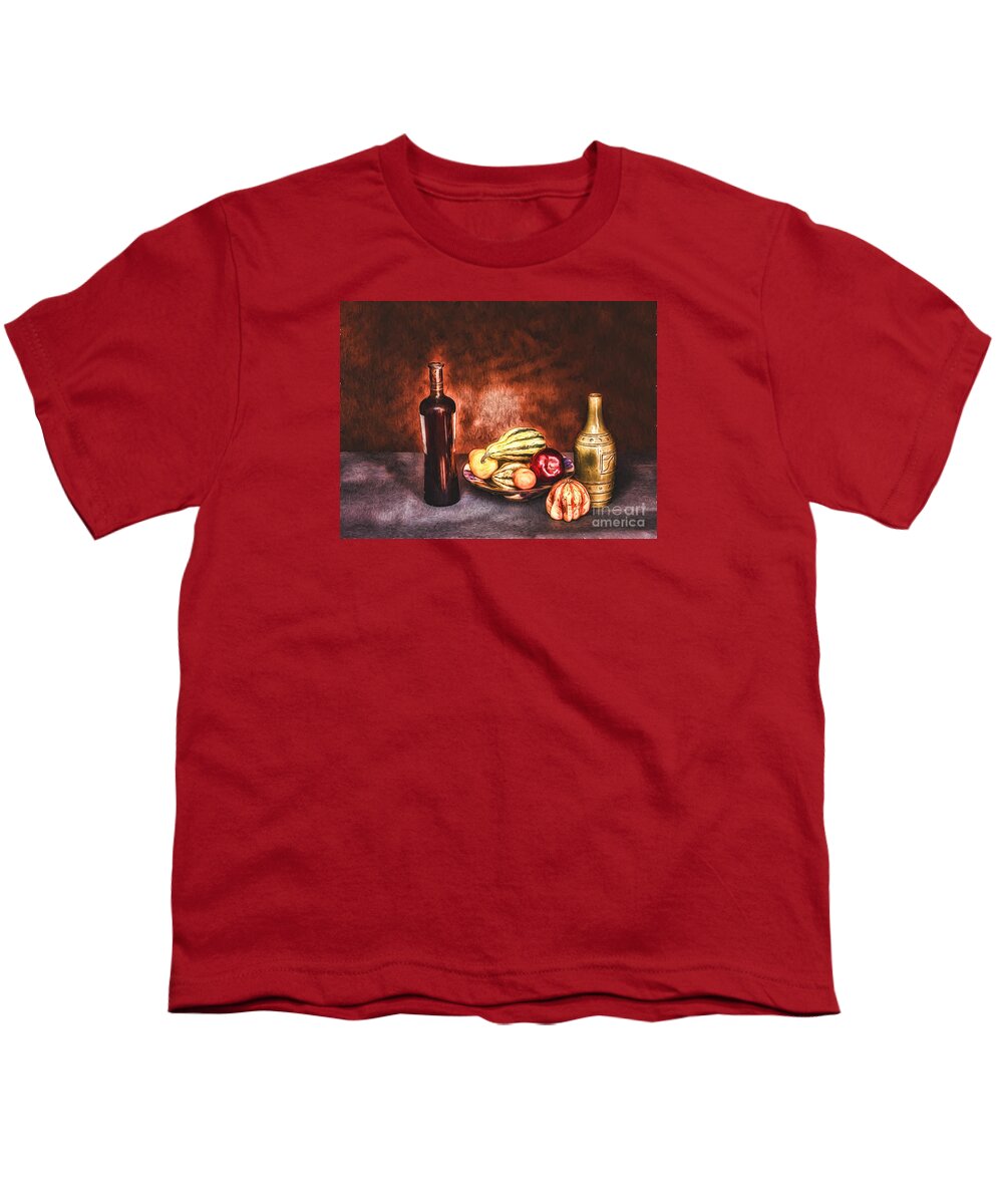 Fine Art Photography Youth T-Shirt featuring the photograph Still Life ... by Chuck Caramella