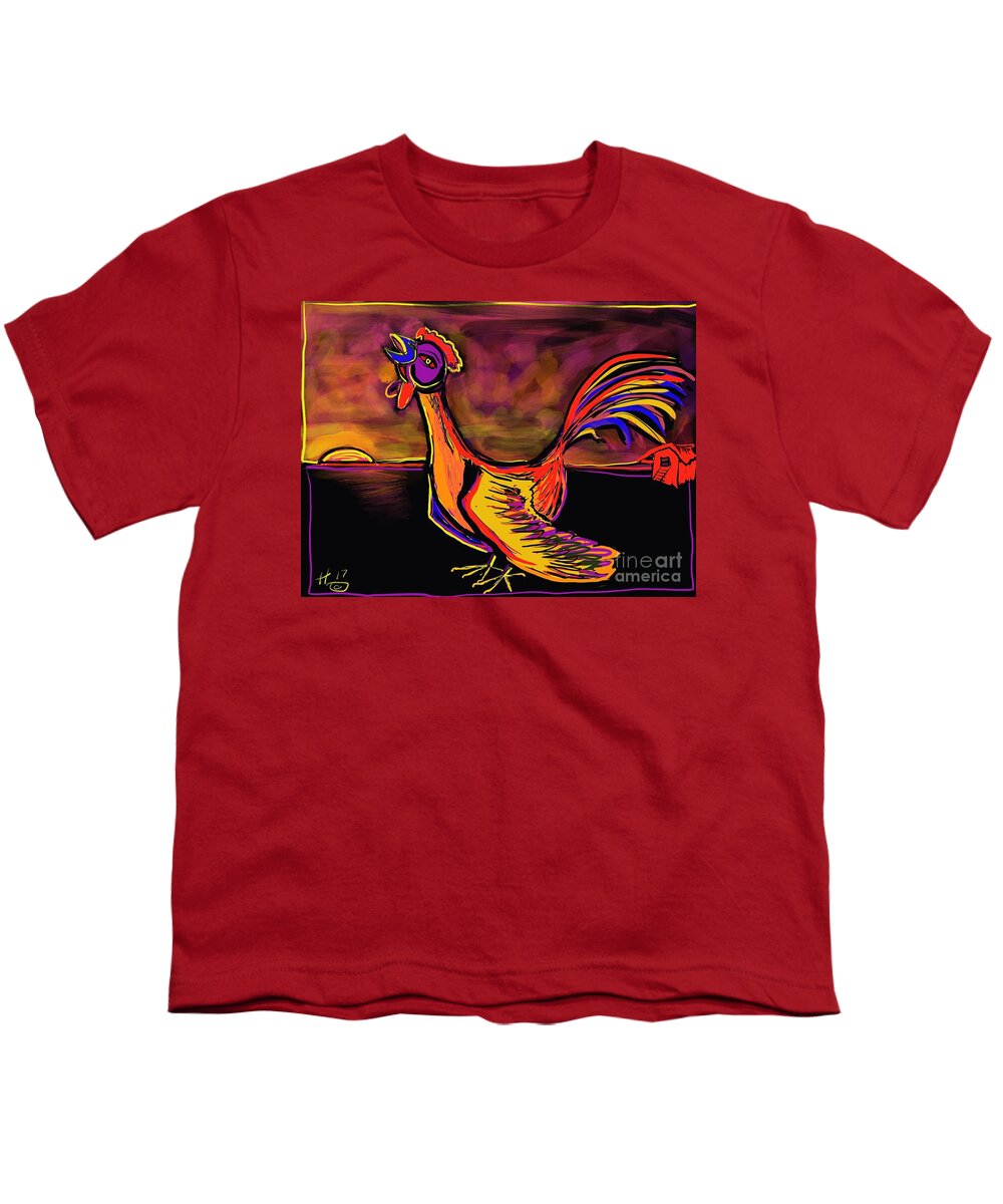  Youth T-Shirt featuring the digital art That time by Hans Magden