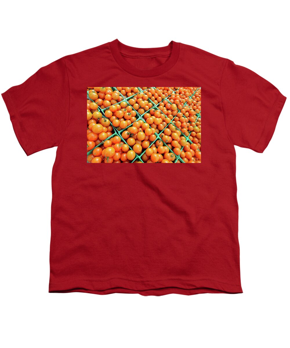 Tomato Youth T-Shirt featuring the photograph Totally Tomato by Todd Klassy
