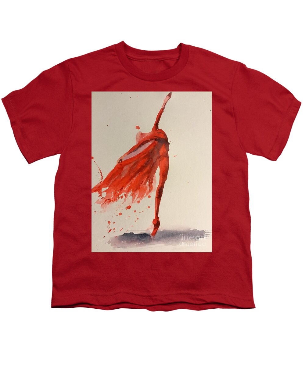 1372019 Youth T-Shirt featuring the painting 1372019 by Han in Huang wong