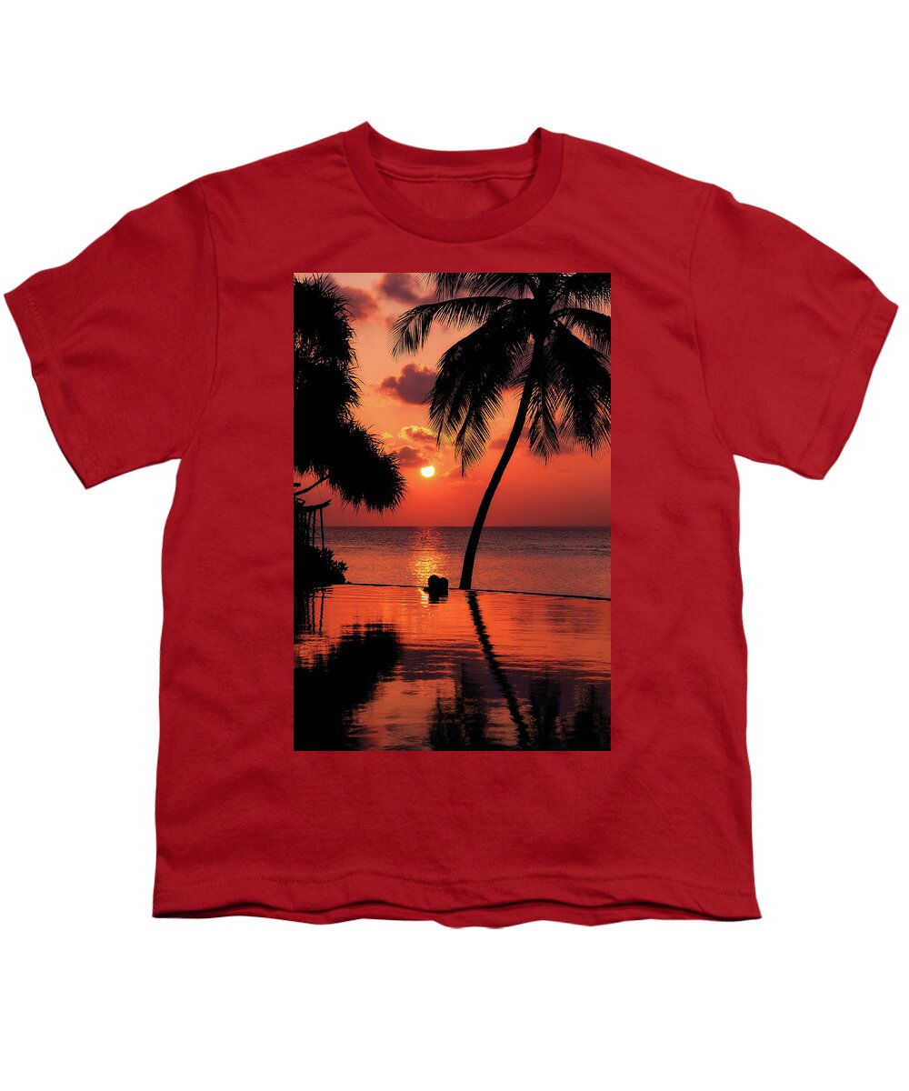 Jenny Rainbow Fine Art Photography Youth T-Shirt featuring the photograph For YOU. Dream Coming True I. Maldives by Jenny Rainbow