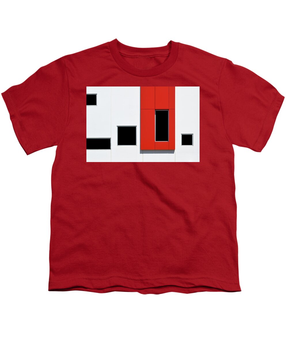 Urban Youth T-Shirt featuring the photograph Red Frame 2 by Stuart Allen