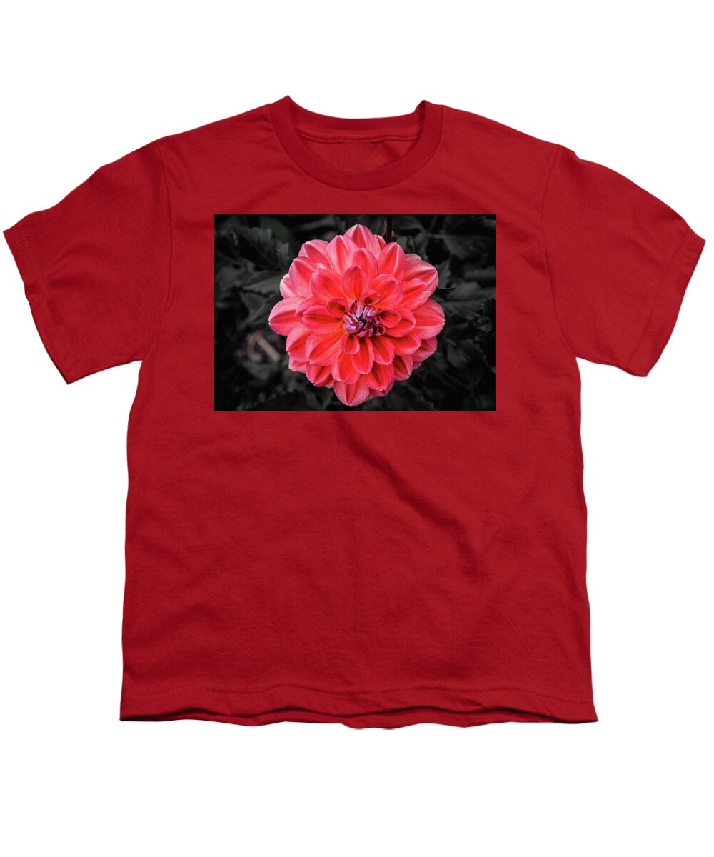 Dahlia Youth T-Shirt featuring the photograph American Dawn by Steven Nelson