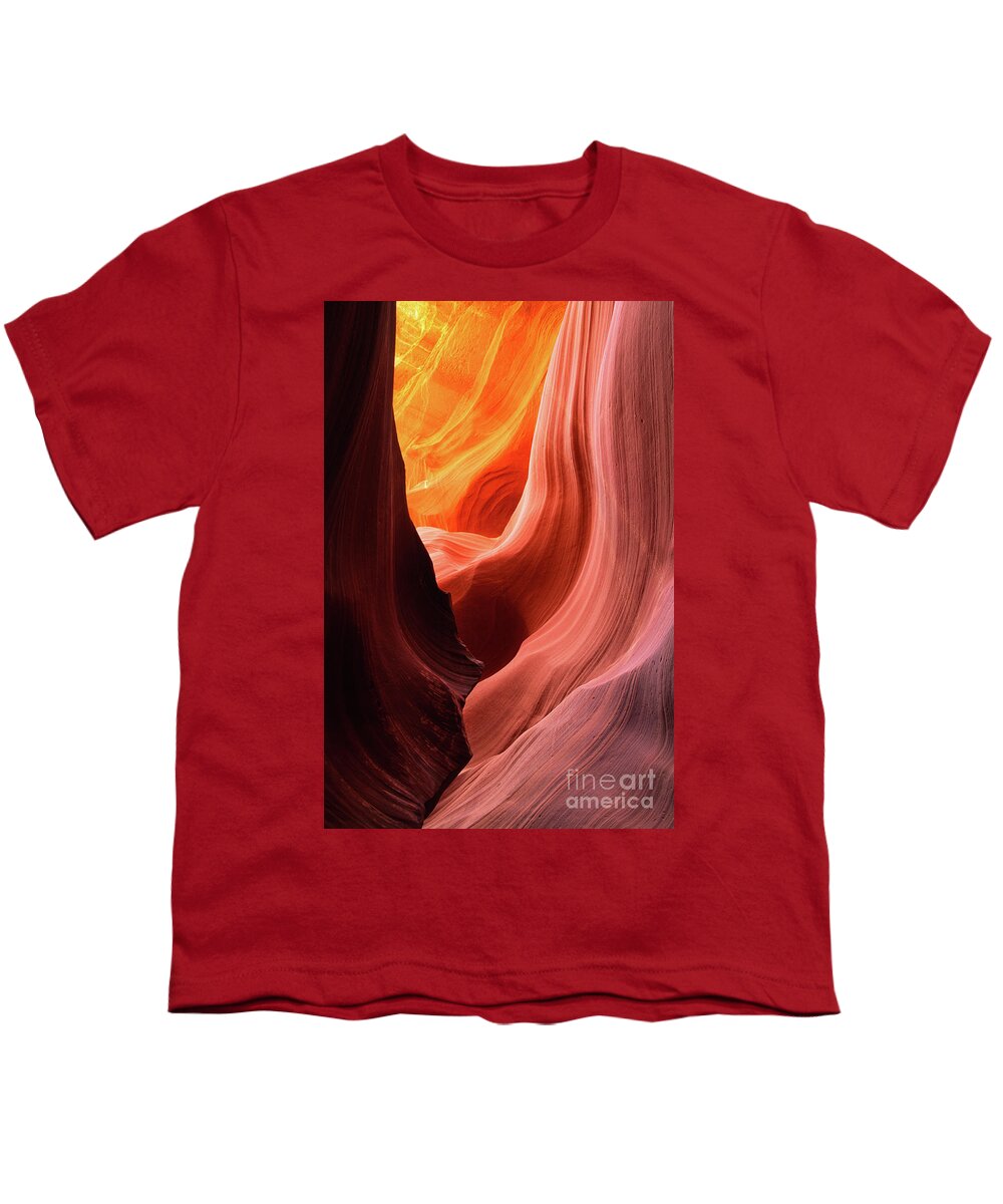 America Youth T-Shirt featuring the photograph Antelope Drapes by Inge Johnsson