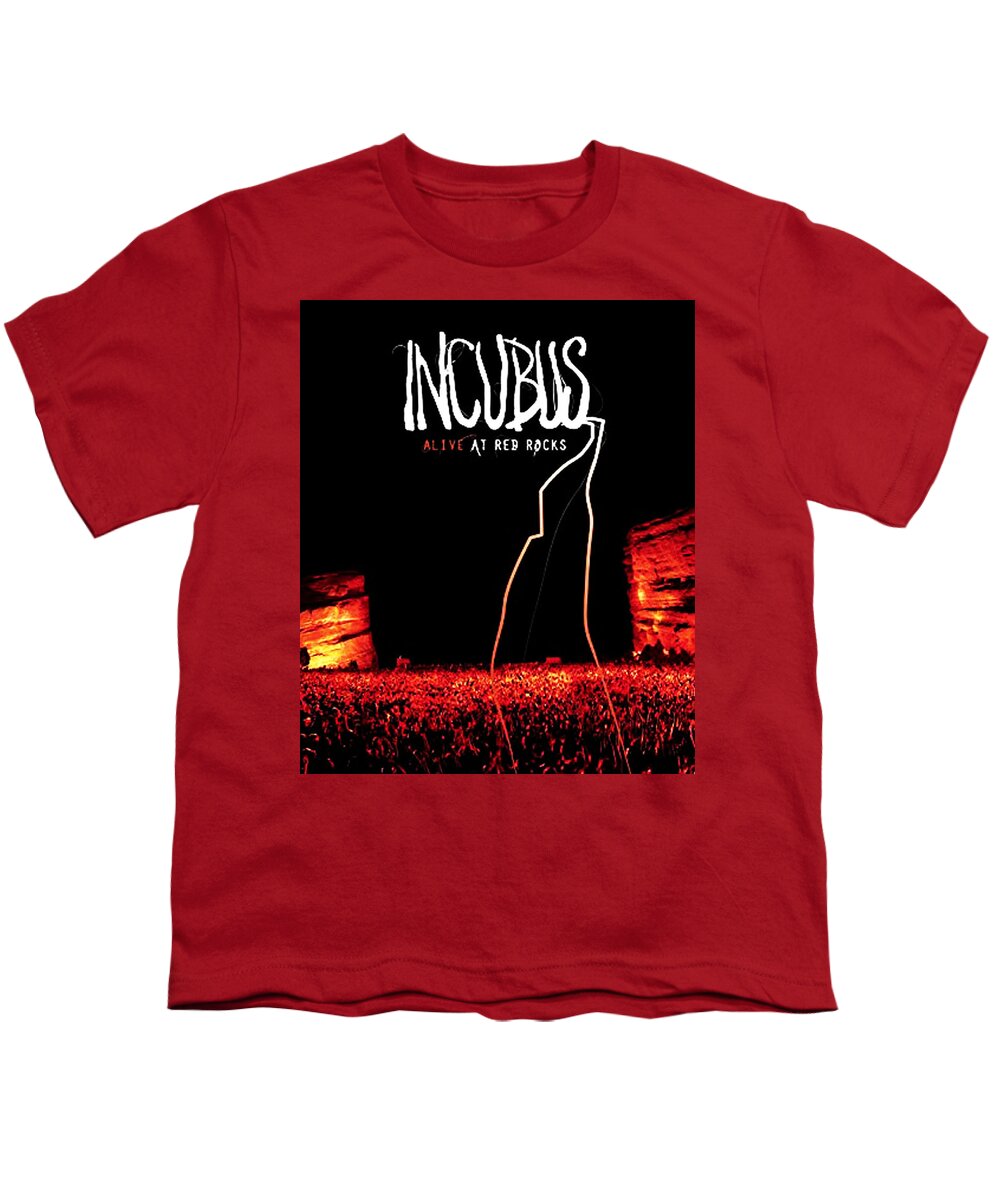 Incubus Youth T-Shirt featuring the digital art At Red Rock by Bruce Springsteen