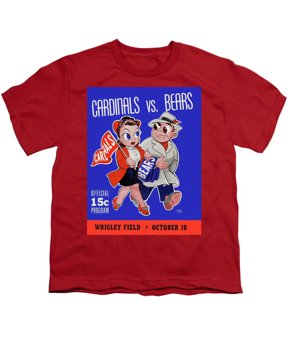 Chicago Bears vs Cardinals Football Program Youth T-Shirt by Big 88  Artworks - Fine Art America
