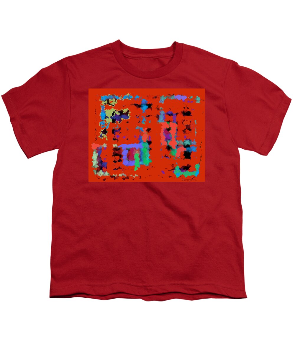 Ghosts In The Wall Youth T-Shirt featuring the digital art Ghosts in the Wall by Ruth Harrigan