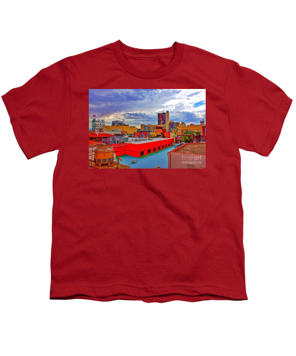  Youth T-Shirt featuring the photograph Las Vegas Daydream by Rodney Lee Williams