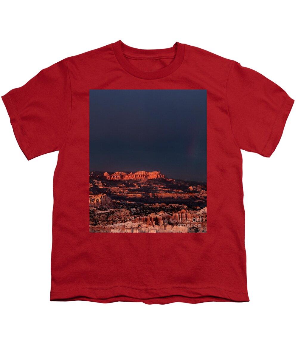 Dave Welling Youth T-Shirt featuring the photograph Monsoon Storm Bryce Canyon National Park by Dave Welling
